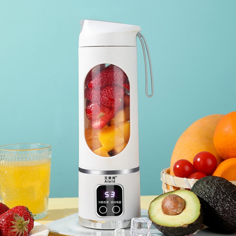 跨境迷你榨汁机家用小型便携式多功能水果榨汁机无线充电迷你便携