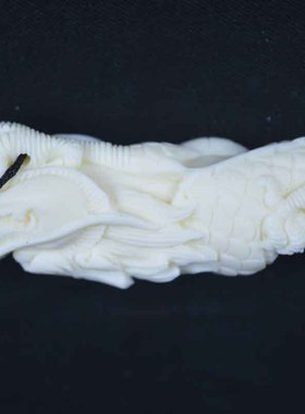 网红象牙果狼雕祥龙项