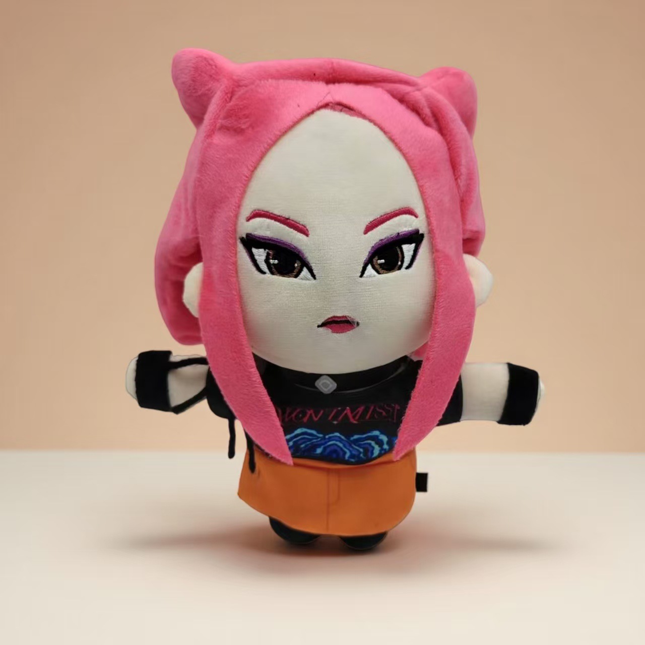 新品kpop demon hunters plush K-POP猎魔女团老虎毛绒玩偶公仔