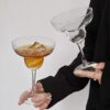 Margarita Glass Creative Goblet Sparkling Wine Glass Glass Cup Tonight No Home Bar Cocktail Glass