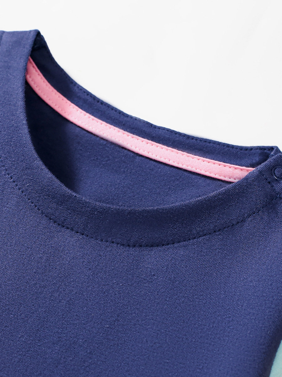 Girls' Short-sleeve Dress, Summer Cotton Kids' Dress, Cute Cartoon Kids' Skirt