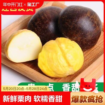 # Qianxi Chestnut Fresh Hebei Tangshan Chestnut Big Chestnut Yanshan Sweet Waxy Small Oil Chestnut Chestnut 3113 Raw Plate
