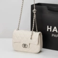 Off-white silver buckle hardware round buckle