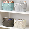 Bath Rattan Desktop Bath Basket Plastic Storage Satchel Bath Basket Cute Dormitory Bath Bathroom Toiletries