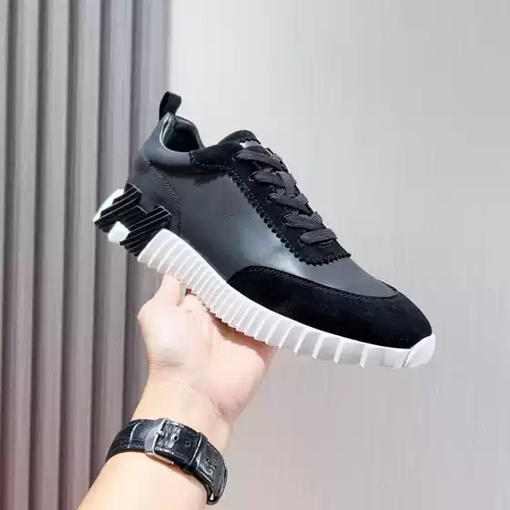 European and American Style 25 New Models H Cowhide Sports Breathable Casual Shoes, Same Style as Female Influencers, Comfortable Men's Shoes Wholesale, Fashionable Sneakers