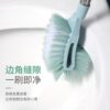 Thickened Long-Handled Double-Sided Soft-Bristled Toilet Brush for Cleaning Dead Corners, Bathroom Curved Toilet Brush, Gap Brush