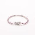 Silver pink diamond (4mm wide and 160mm long)