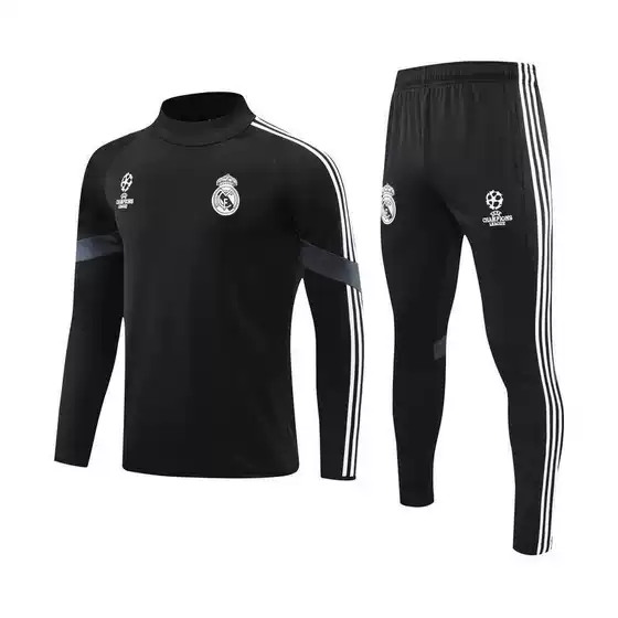 Real Madrid Long-Sleeved Adult and Children's Football Training Uniform Set Men's Leggings 2026 World Cup Real Madrid in Stock