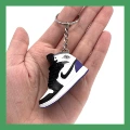 1 Black and White purple (single key ring)