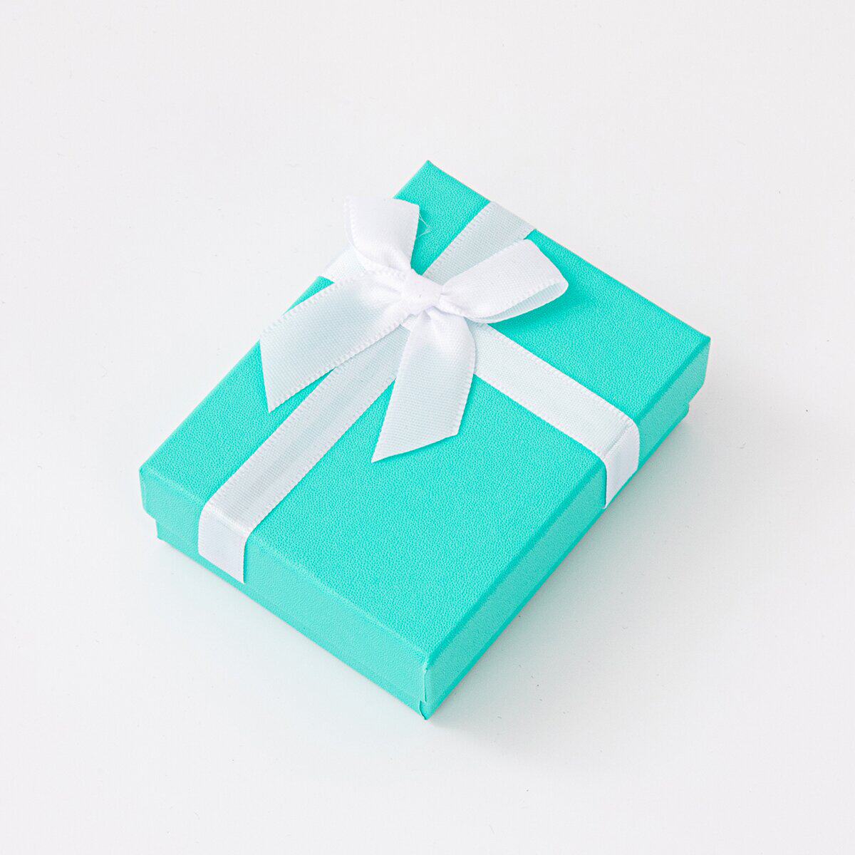 Jewelry Box Fresh Jewelry Packaging Box with Bow Cover Ring Bracelet Box Bracelet Box Necklace Box