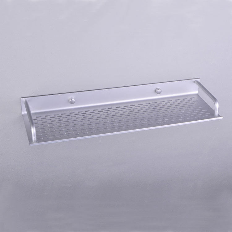8000 space aluminum kitchen tray bathroom storage rack 40CM single layer aluminum plate without towel bar hardware
