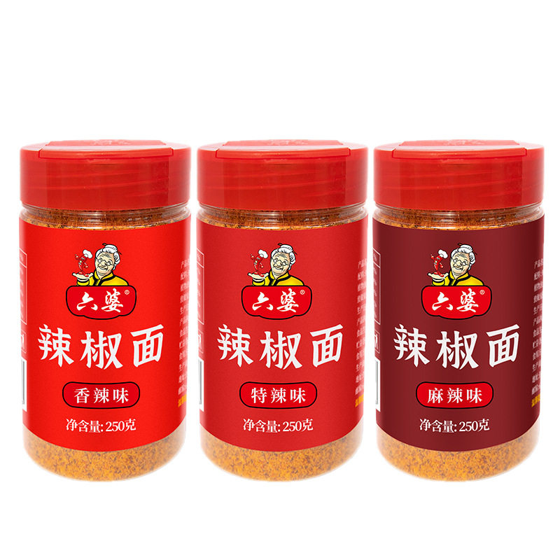 Liupo Chili Powder 250g Half a Pound Dipping Sauce Seasoning Chili Powder Hot Pot Skewers Bbq Braised Meat Sauce Noodle Sauce Sichuan Flavor