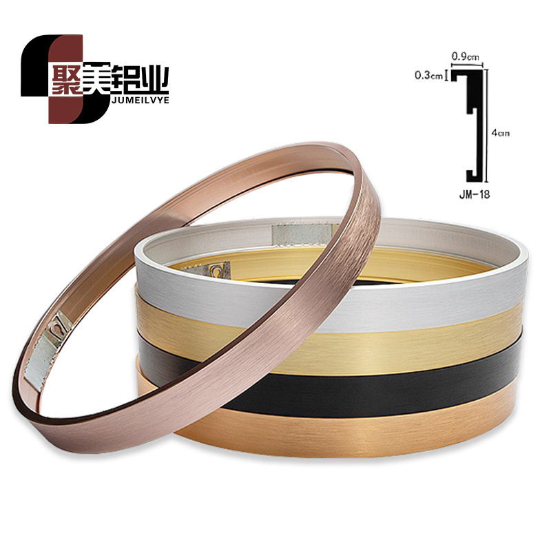 Aluminum Alloy Round Photo Frame Metal Oil Painting Decorative Picture Frame Cross-Stitch Glass Mirror Round Frame Home Modern Minimalist