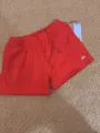 Shorts in bright red