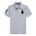 POLO Grey with Black Logo