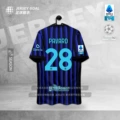 25-26 Inter Milan Home + Print #28 + Armband