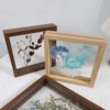 Wooden DIY Handmade Double-Sided Transparent Square Photo Frame Calligraphy Display Frame Specimen Frame Pull-Out Picture Frame Wholesale