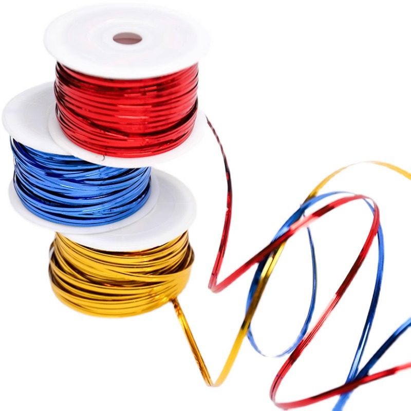 Sealing Iron Wire Gold and Silver Tie Food Packaging Gift Tie Wire Flowers Gardening Binding Belt Christmas Baking Binding Tie