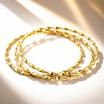 In-Stock Stainless Steel Thin Wire Bracelet, Unisex Style, Single Loop Minimalist Threaded Solid Color Thin Wire Bracelet