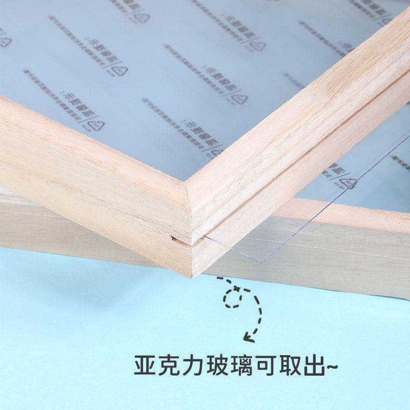 ✅ Dried Flower Photo Frame Transparent Double-Sided Storage Display Kindergarten DIY Handmade Plant Specimen Picture Frame Three-Dimensional Display Stand