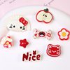 Cute Red Series Cat Dumpling Accessories DIY Hair Accessories Mobile Phone Case Clogs Matchinging Accessories Accessories Wholesale