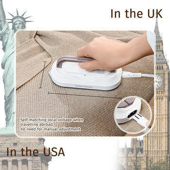 Mini Portable Travel Garment Steamer Electric Iron Household Handheld Small Ironing Machine Dual Voltage Steam Dormitory Ironing Machine
