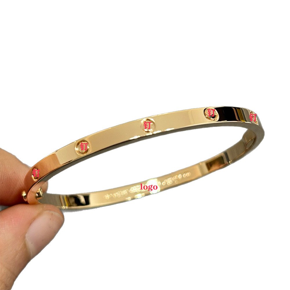 欧美跨境卡加螺丝刀手镯高版本永恒之环情侣手环直播代发不掉色