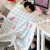 Kt Cat Milk Plush Blanket Office Nap Blanket Lamb Coral Velvet Air Conditioning Small Blanket Sofa Cover Blanket Small Quilt