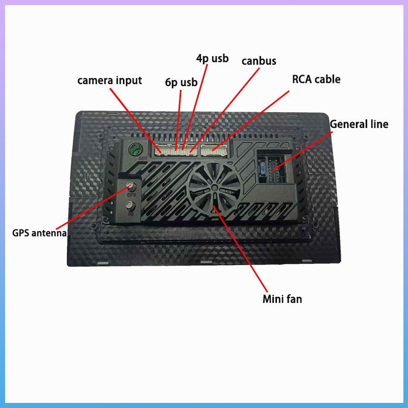 Fangyitong Fyt825 Android 10 Octa-Core 9inch Large-Screen Gps Navigation 4g Wifi Reversing Camera Carplay