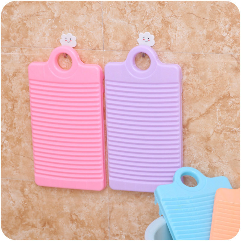 Plastic Non-Slip Mini Small Washboard for Home Laundry Hand-Held Washboard Thickeneded Manual Washboard