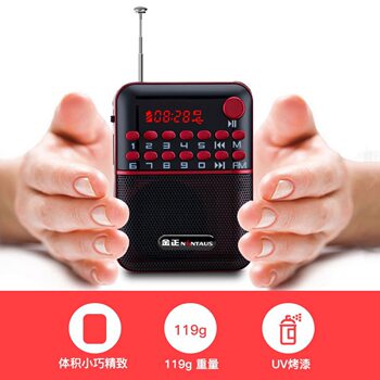 Jinzheng S63 Radio Universal Mini Portable Small Audio Card Speaker Mp3 Player Portable