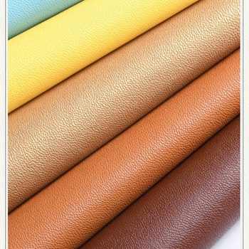 Yiwu factory nappa grain pu leather whole in stock wholesale leather bed seat luggage sofa artificial leather fabric