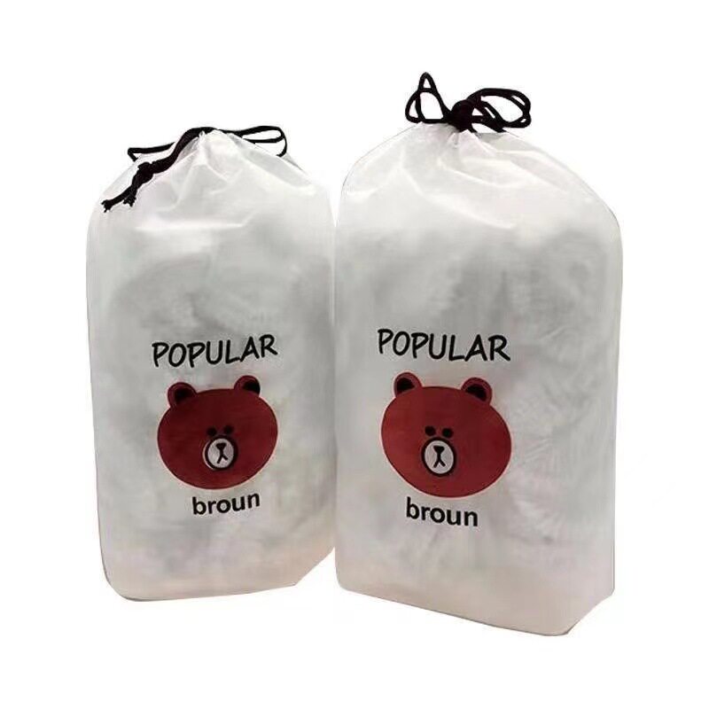 Bear cling film set wholesale disposable set leftovers elastic food grade cling film set fruit preservation