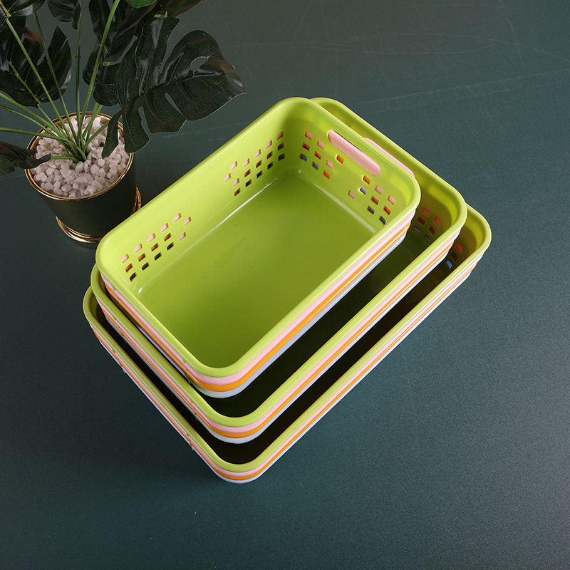 Large Kindergarten Toy Storage Basket Desktop Storage Box Sundries Organizer Box Storage Basket Plastic Small Basket