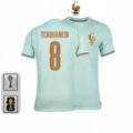 France away jersey, number 8 with captain's armband