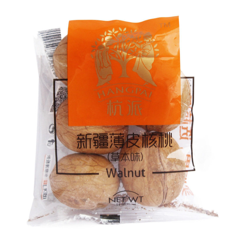 Hangzhou-Style Thin-Skinned Large Walnut Paper Shell Cooked Walnut Original Flavor 500g Small Package Loose Lian'An Nuts New Year Snacks