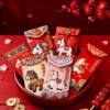 Tiktok Trending 2026 Year of the Horse Faux Flat Embroidery Cartoon Lucky Money Envelopes for Spring Festival Creative New Year Greeting Red Packets