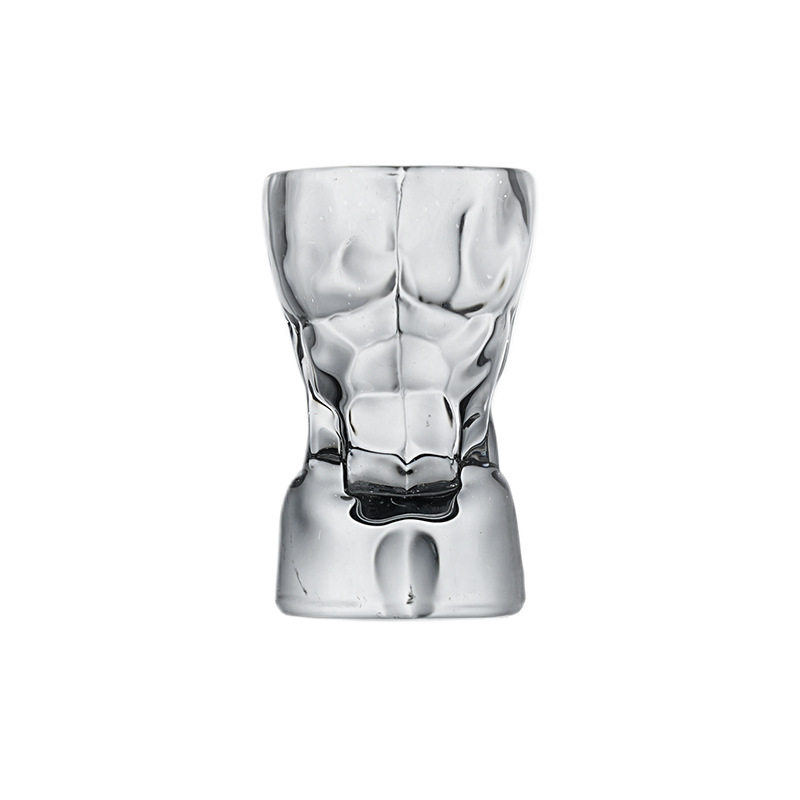 Small Wine Glass Manufacturer 2oz Wholesale One-Shot Export Chest Cup Creative Beauty Human Body Whiskey Art Wine Glass Stylish