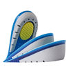 TPE heightening half cushion men's and women's soft and comfortable sports invisible honeycomb elastic not tired foot heightening insole
