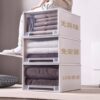 Jeko Storage Box Drawer-Type Multi-Layer Storage Box Wardrobe Clothes Intimates Transparent Plastic Cabinet Clothing Layering Artifact