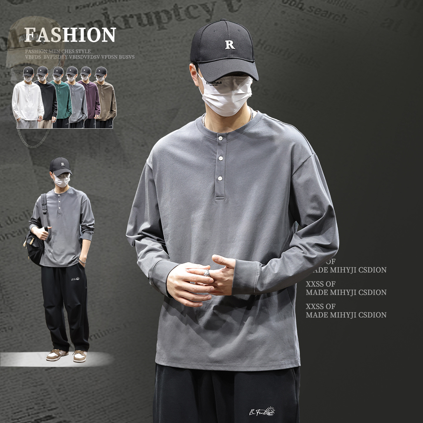(Mới) Mã B0064 Giá 530K: Áo Thun Nam Guryng Big Size Ngoại Cỡ Dài Tay Hàng Mùa Xuân Thu Đông Thời Trang Nam Chất Liệu G01 Sản Phẩm Mới, (Miễn Phí Vận Chuyển Toàn Quốc).