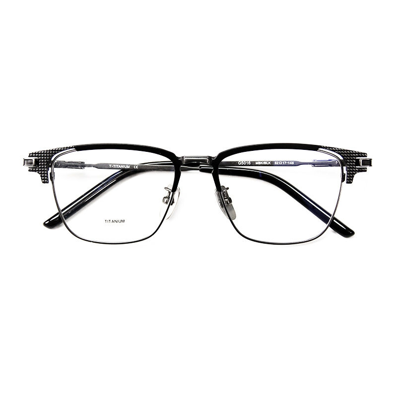Kimura Takuya 9999 Same Style S-02T Business Full Frame Can Be Equipped with Myopia Live Broadcast Popular Pure Titanium Eyebrow Glasses Frame