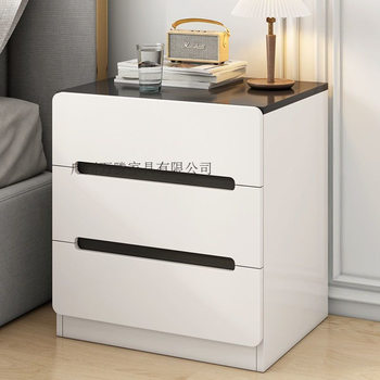 Wanteng Home Bedroom Bedside Nightstand Simple Modern Small Bedside Cabinet Nightstand Bedroom Home Storage Storage