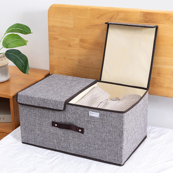 Storage Box Fabric Intimates Storage Box Clothing Organizer Home Wardrobe Artifact Foldableing Clothes Storage Storage Box