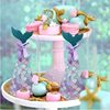 Cross-Border Hot Selling Mermaid Birthday Party Candy Box Kidsren's Birthday Paper Packaging Box Holiday Wedding Candy Box