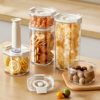 Vacuum Sealed Jar Plastic Thickened Transparent Storage Box Square Snack Storage Jar Grain Storage Jar