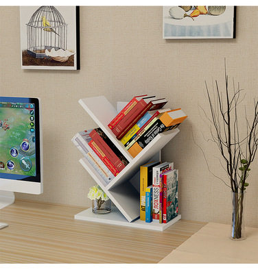 创意彩色储物架 桌面树形书架简易置物架 学生桌上收纳架厂家批发