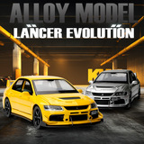 1:32 Mitsubishi evo модель имитационного сплава детский автомобиль игрушка для мальчика модель спортивного автомобиля коллекция украшений подарок