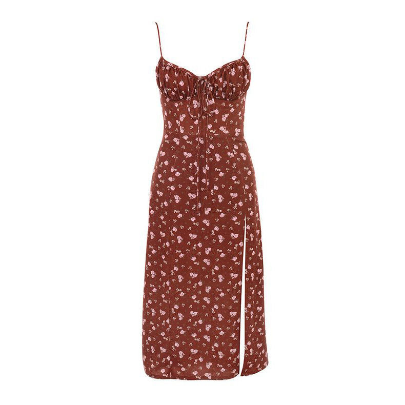 Floral Print Backless Bodycon Midi Dress Plus Size Sleeveless Slim Fit Comfortable Fabric Summer Party Wear OEM