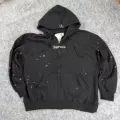 Splashed ink sweatshirt/black